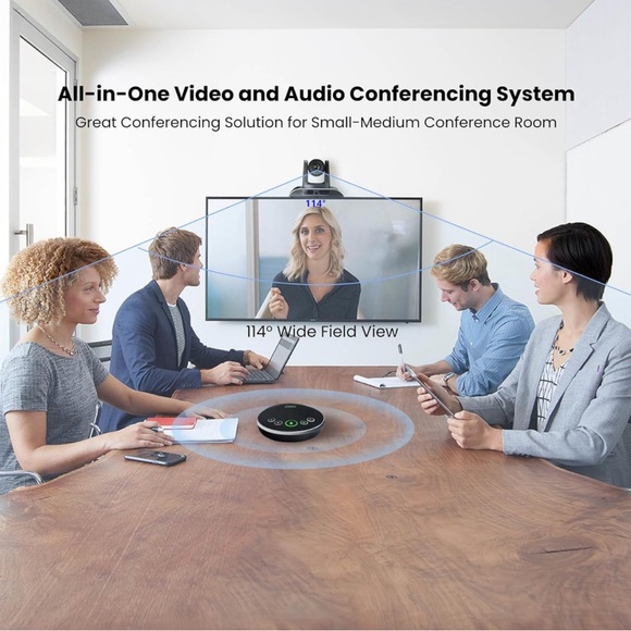 Tongveo All-in-One Conference Room Video Camera System Bundle HD 1080P - Picture 5 of 6